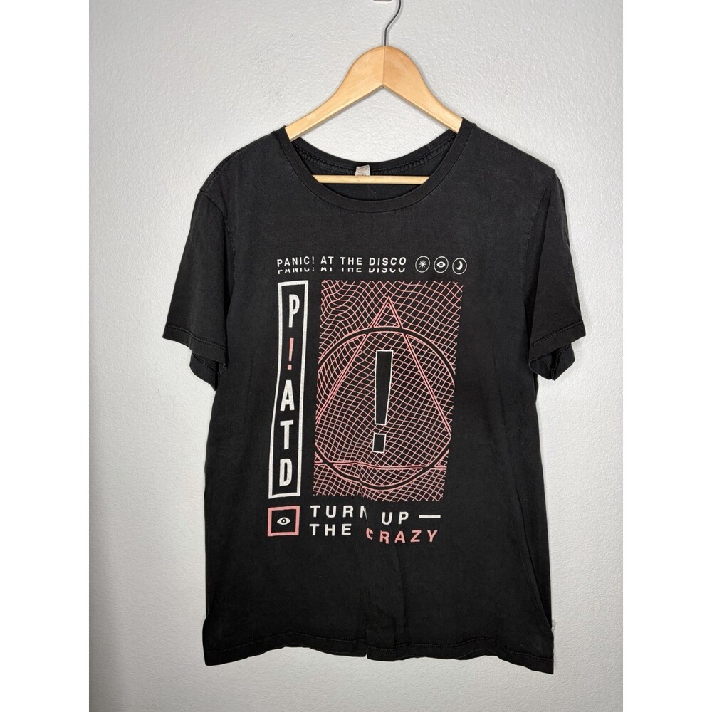 VTG Panic! At The Disco Concert Tour Shirt LARGE TURN UP THE CRAZY!